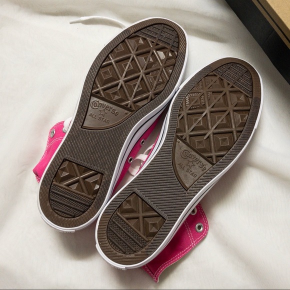 💠SOLD💠 Converse High top in Pink White - Picture 8 of 8